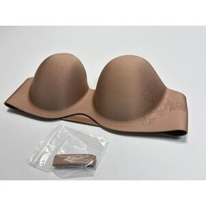 Tahari Strapless Underwire Push-Up Bra Nude Size B